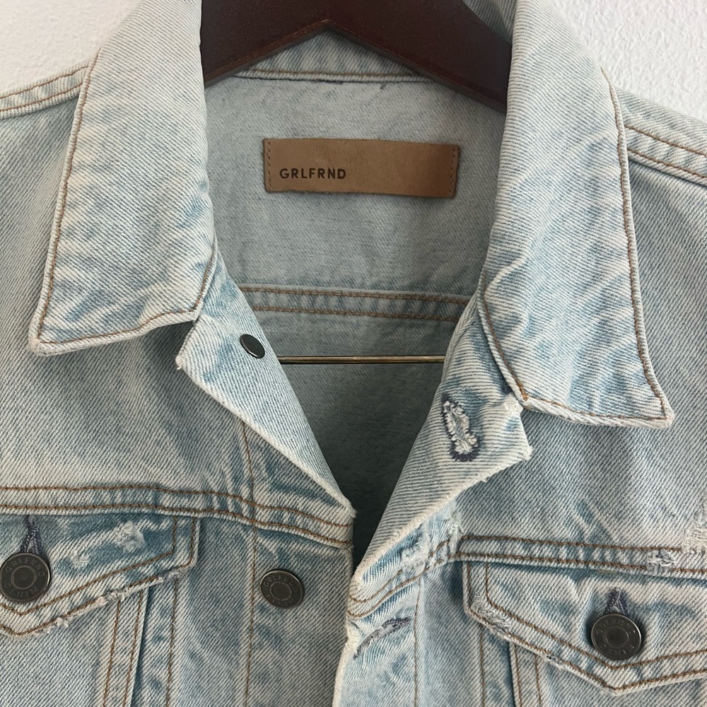 Grlfrnd Denim Cara Jacket in Down To You S - Picture 3 of 4